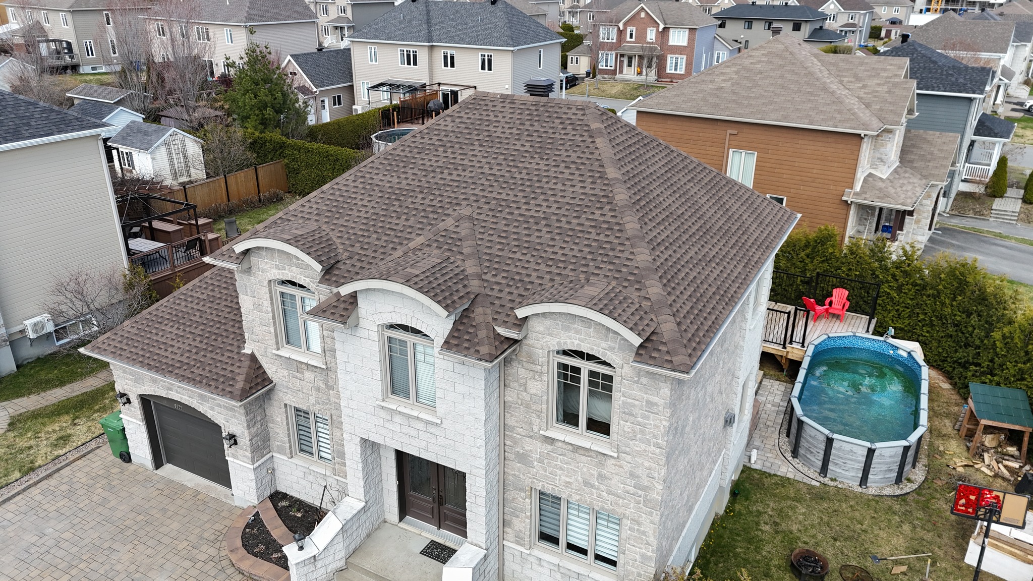 Réalisation résidentiel, toiture plus, québec